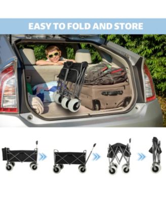 500lbs Beach Utility Carts w/ Cooler Bag & Liner Set