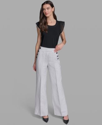 Women's Striped Sailor Pants