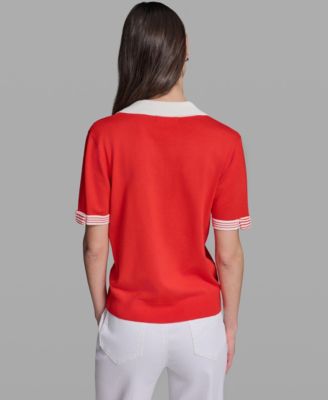 Women's Johnny Collar Sweater