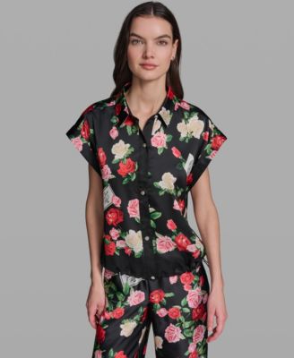Women's Printed Short-Sleeve Top