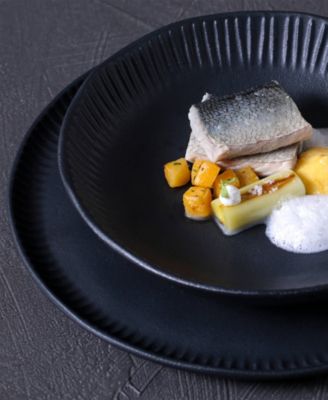 Stoneware Linhas Salad Bowls, Set of 6