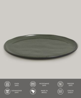 Stoneware Buffet Dinner Plates, Set of 6