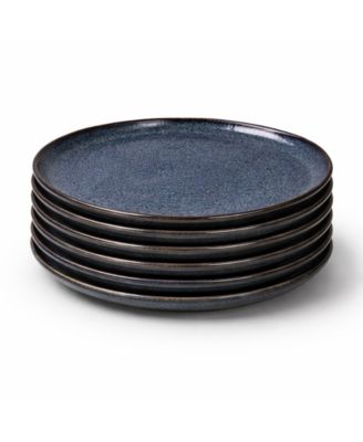 Stoneware Bread Plates, Set of 6