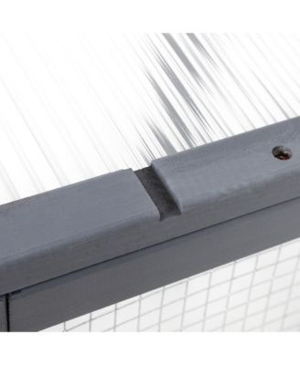 Outdoor Wooden Cat Enclosure with 3-Tier Catio, Lockable Door, Sun Roof, Spacious Play Area