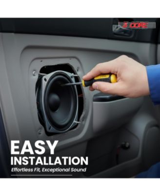 4 Inch Subwoofer Pair 200W Car Audio Sub Woofer 4 Ohm Deep Bass Replacement Loud Speaker