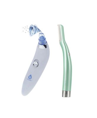 The Ultimate Glow Duo Precision Dermaplaning and Sonic Pore Vacuum System