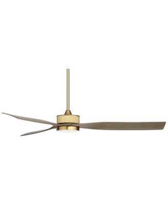 Montage Soft Brass LED Damp Rated Fan