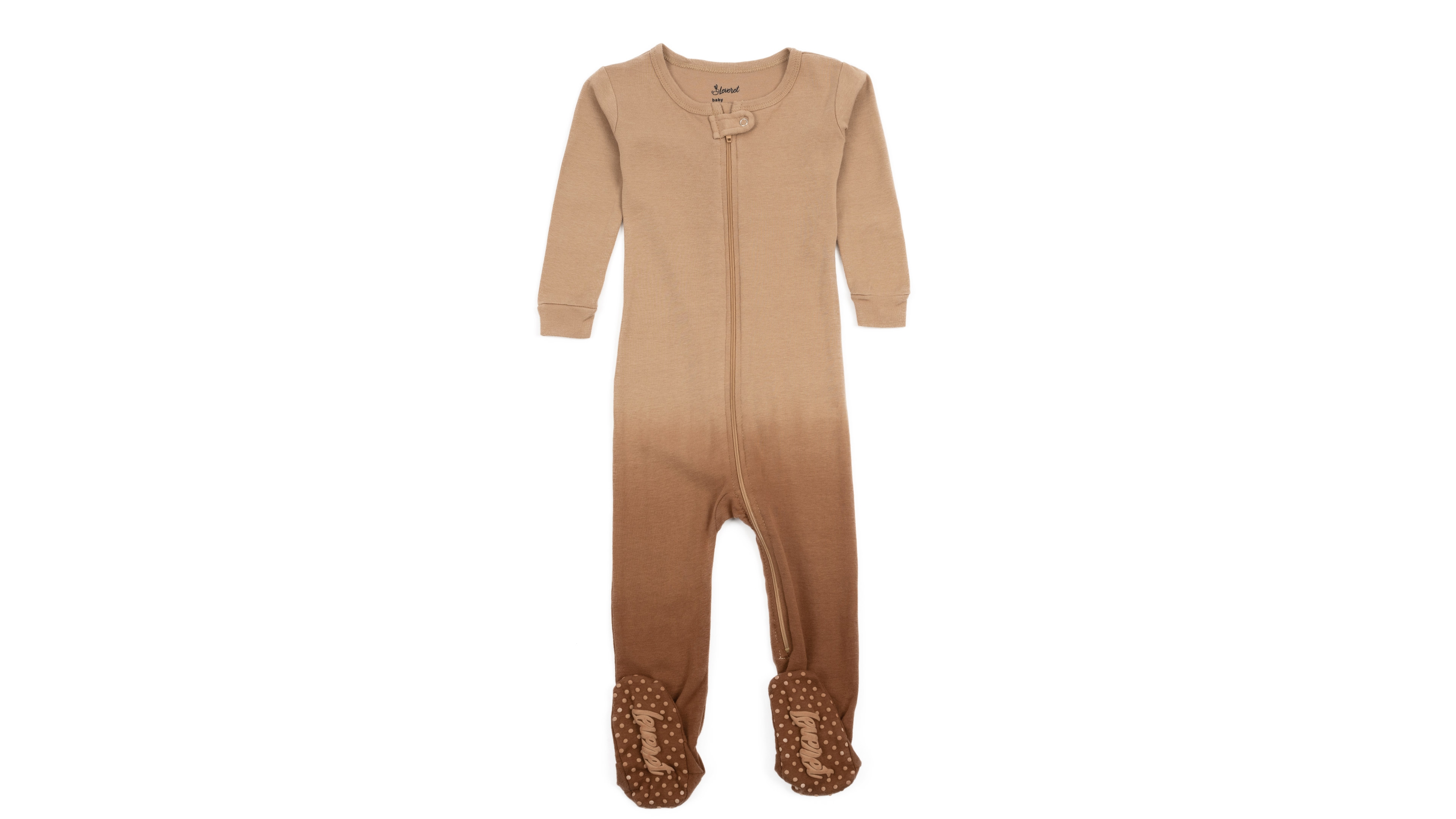 Leveret Baby Matching Family One Piece Footed Cotton Long Sleeve Tie Dye Pajamas