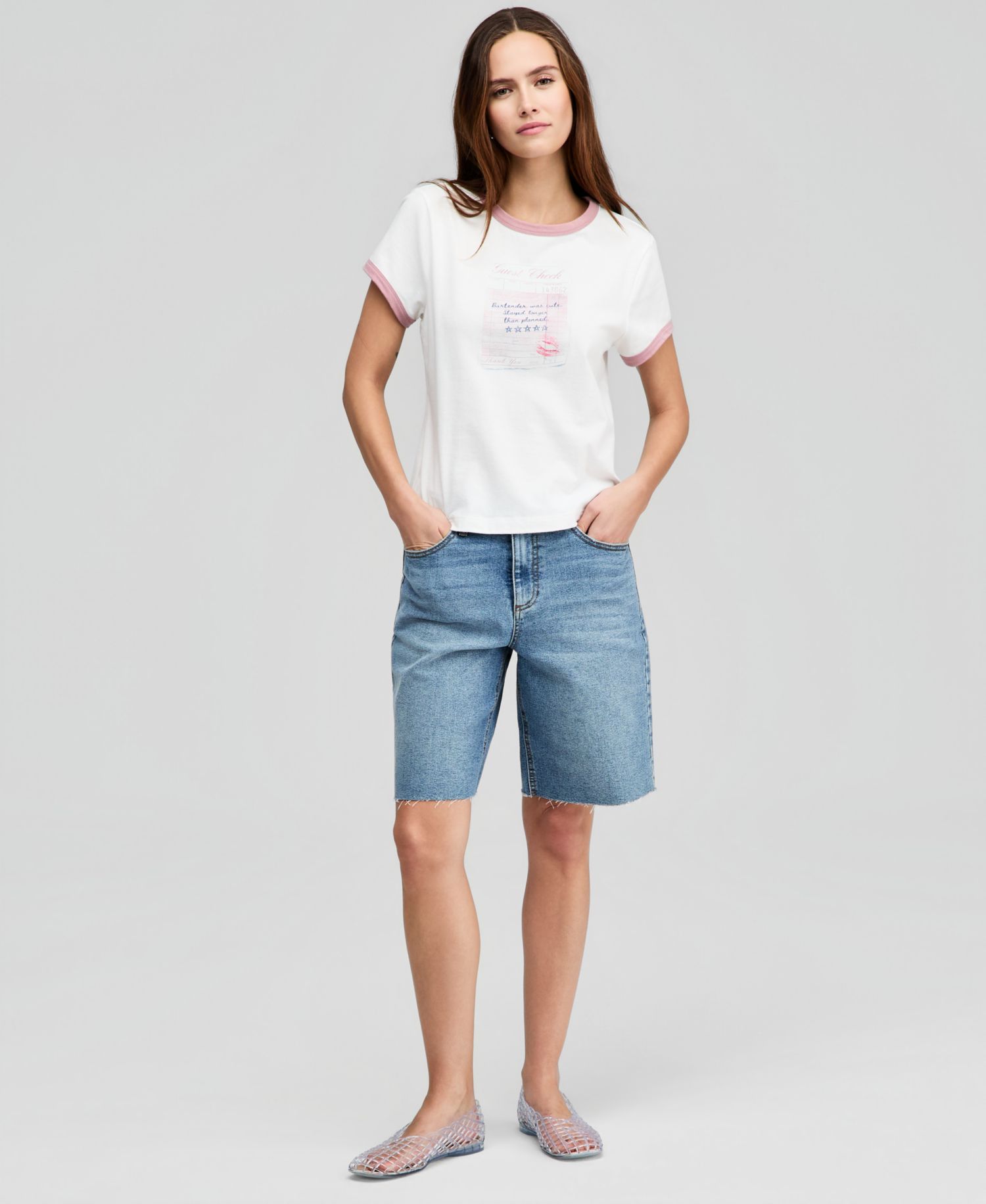 Women's Graphic Ringer T-Shirt