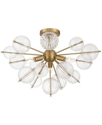 Possini Euro Magrania 23" Wide Gold Sputnik 3-Light Ceiling Light