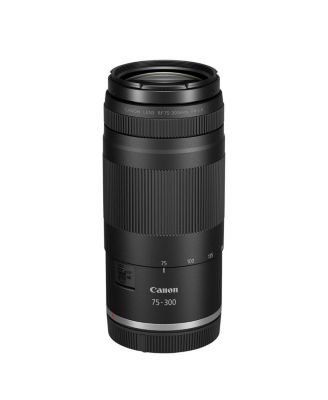 RF 75-300mm f/4-5.6 Lens, Black, Bundle with 58mm Filter Kit, Lens Case, Cleaning Kit and Lens Cap Tether
