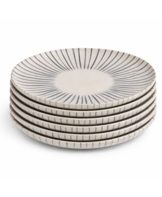 Elemento Stoneware Dinner Plates, Set of 6