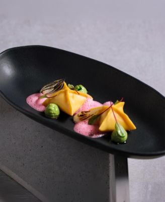 Stoneware Large Deep Oval Platters, Set of 4