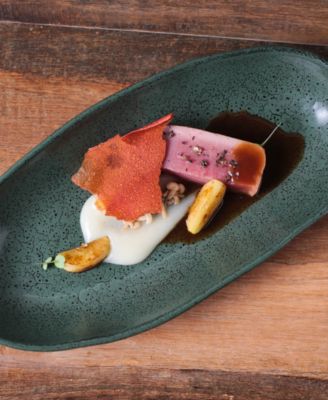 Stoneware Large Deep Oval Platters, Set of 4