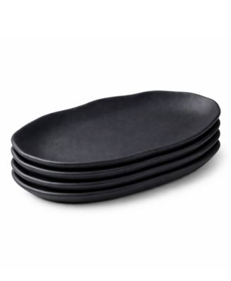Medium Shallow 11" Oval Platters, Set of 4