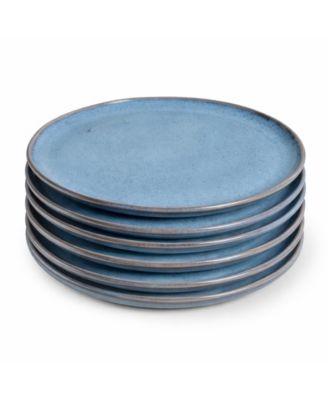 Stoneware Dessert Plates, Set of 6