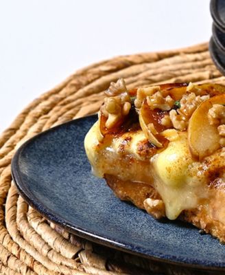 Stoneware Oval Dessert Plates, Set of 6