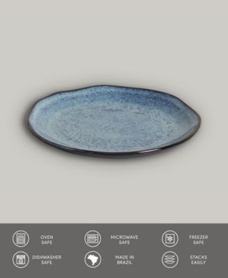 Stoneware Dessert Plates, Set of 6