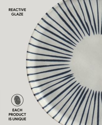 Elemento Stoneware Bread Plates, Set of 6