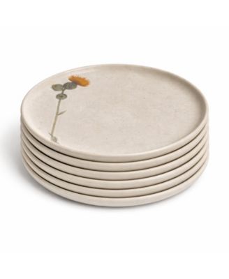Campestre Stoneware Bread Plates, Set of 6