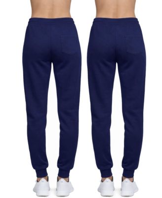 Women's Loose Fit Fleece-Lined Jogger Sweatpants-2 Pack