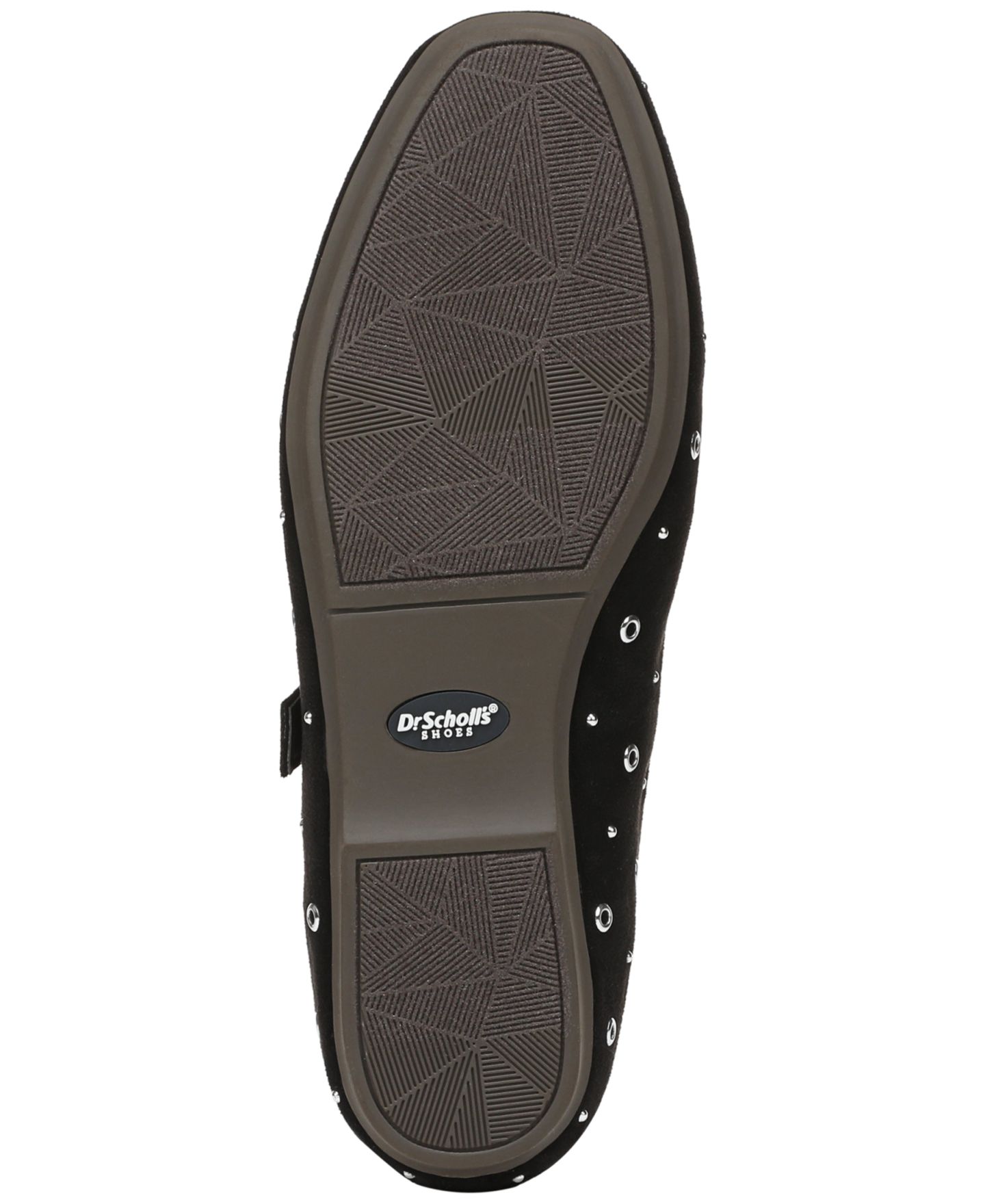 Женские балетки Dr. Scholl's Wexley Jane Mary Jane с заклёпками, цвет: Чёрный — фото 5