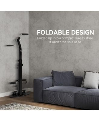 Seated Pedal Exerciser Foldable Leg Exercise Bike with LCD Monitor