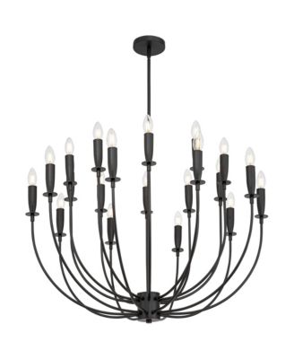 Possini Euro Lloyd Wide 20-Light Modern Chandelier