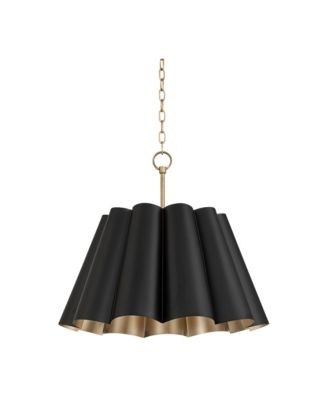 Possini Euro Olmos  Wide 4-Light Metal Pendant Light