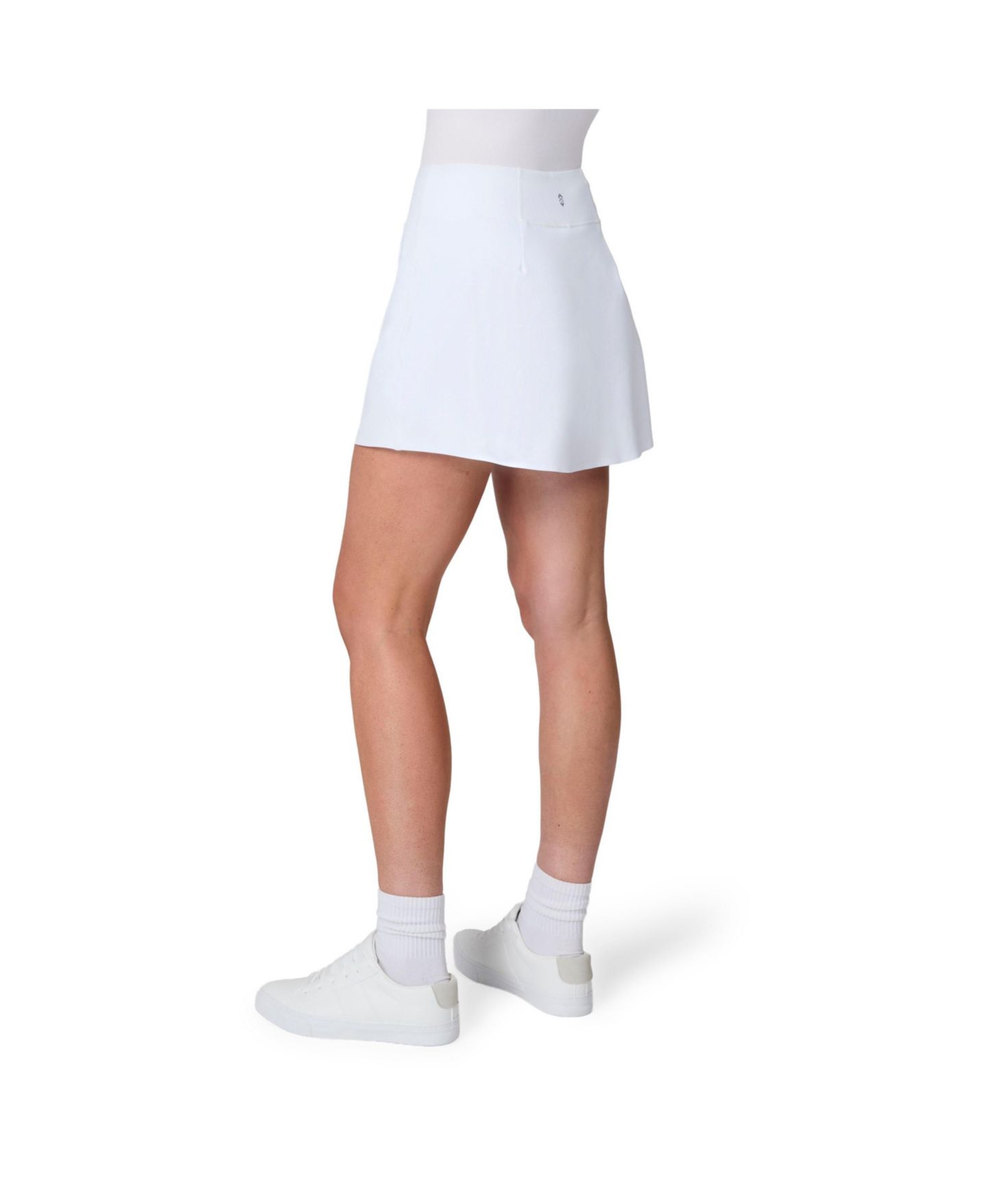 Женская юбка-шорты Free Country Pick Your Game High-Rise Skort, цвет: Белый — фото 6