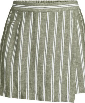 Women's Linen Above the Knee Skort