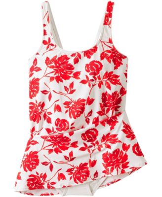 Women's Scoop Neck Mini Swim Dress Swimsuit