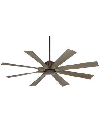 Defender Industrial Rustic Indoor Outdoor Ceiling Fan Remote Oil Rubbed Weathered Rated Patio