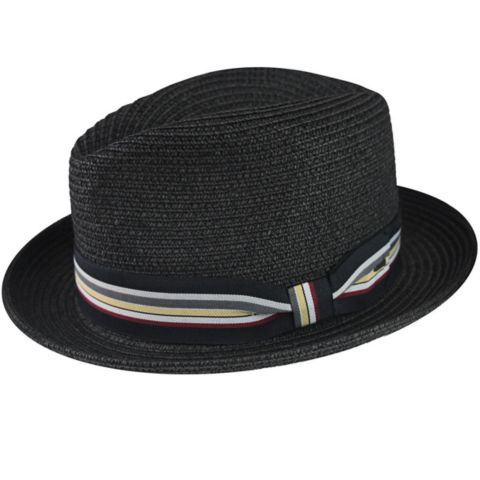 Мужские головные уборы Bailey 1922 Salem Fedora, цвет: Чёрный