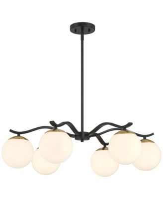 Possini Euro Newall 30" Wide  6-Light Chandelier