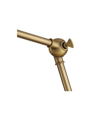 Sania Modern Swing Arm Wall Lamp Brass Plug-in Light Fixture Adjustable Up Down Shade for Bedroom Bedside Living Room Home House