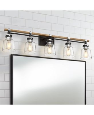 Broadway 41" High 5 Light Bathroom Vanity Wall Lamp Light Fixture Mount Over The Sink Mirror