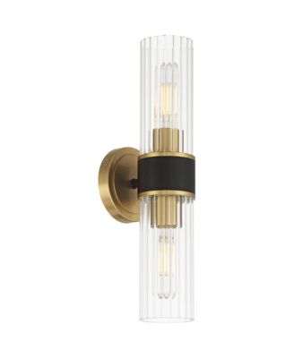 Idyl 16 1/4"H Warm 2-Light Bath Light Set of 2