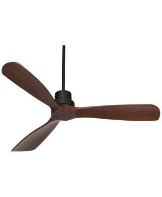 52" Casa Delta DC Dark Walnut Outdoor Ceiling Fan with 18" Rod