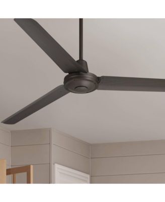 60" Turbina DC Bronze Ceiling Fan with 18" Downrod