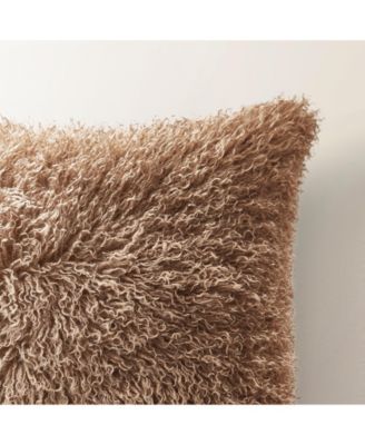 Micah Faux Mongolian Pillow