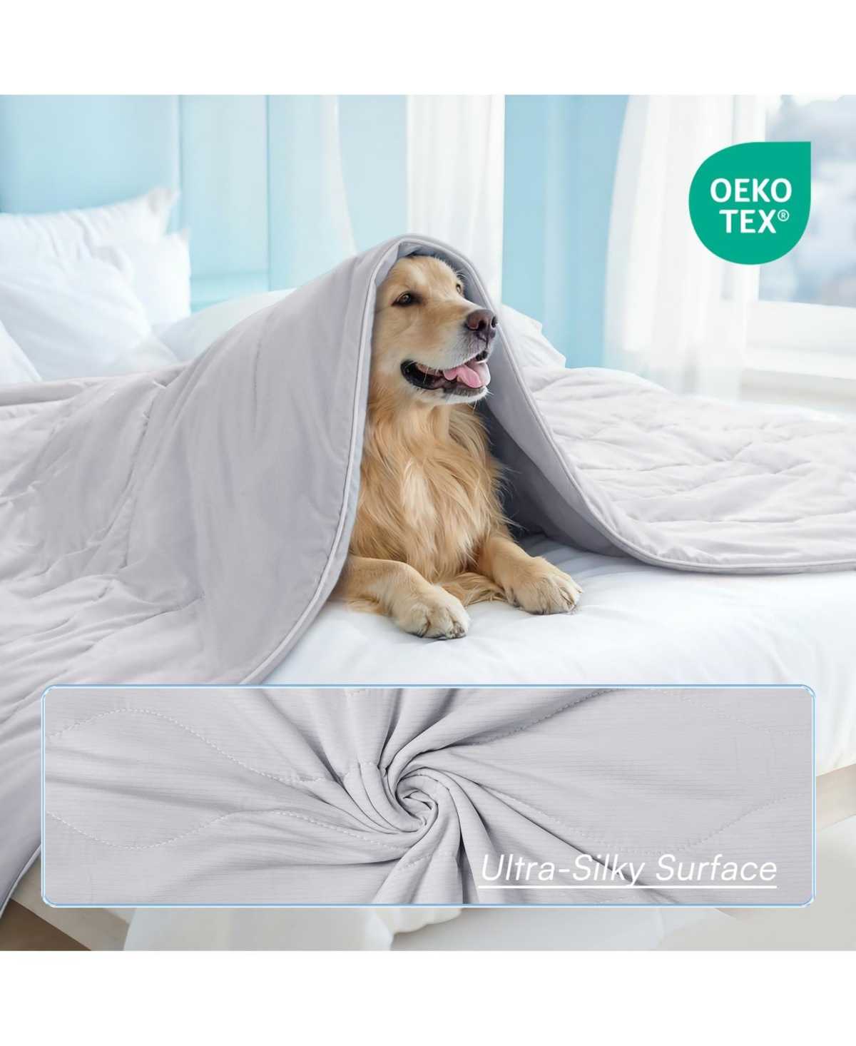 Aronkl Cat Dog Blanket Washable Q-max>0.5 Self-cooling Soft Breathable Calming Pet Mat for Sofa Crate Bed