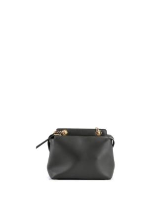 Small Flowerland DotCom Convertible Satchel Embellished Leather