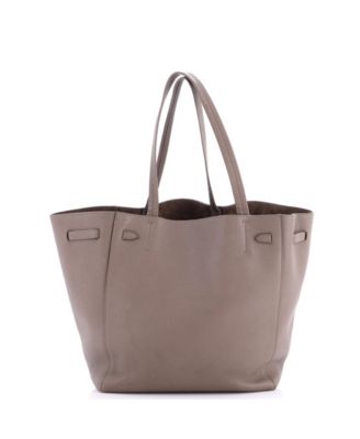 Medium Phantom Tie Cabas Tote Leather