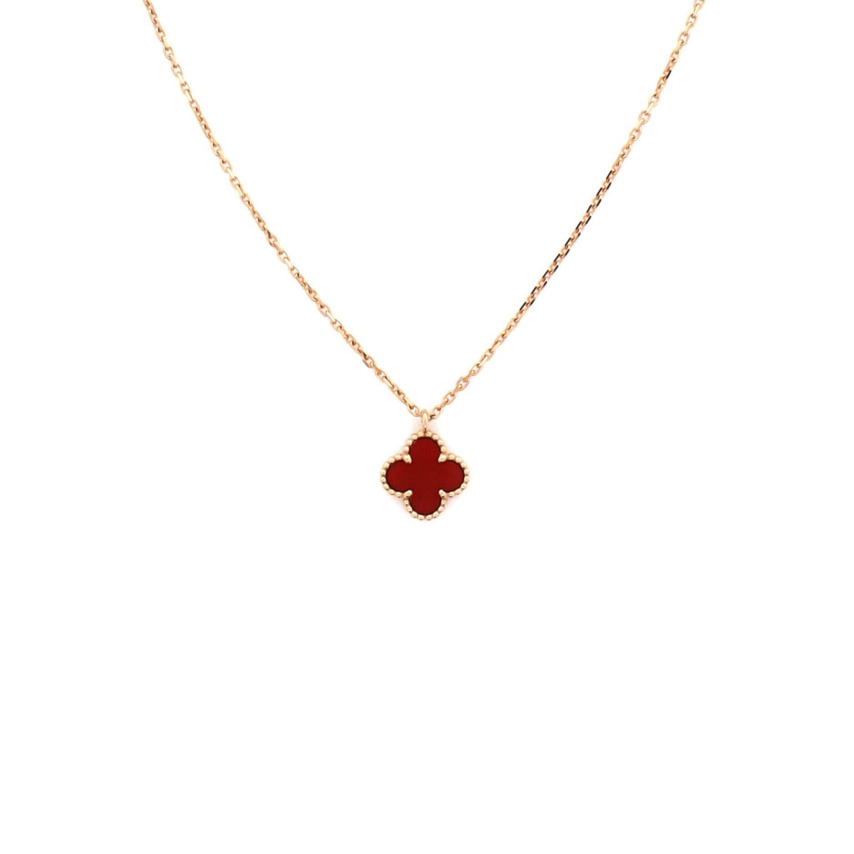 Pre-Owned Van Cleef & Arpels Sweet Alhambra Pendant Necklace - 18k rose gold