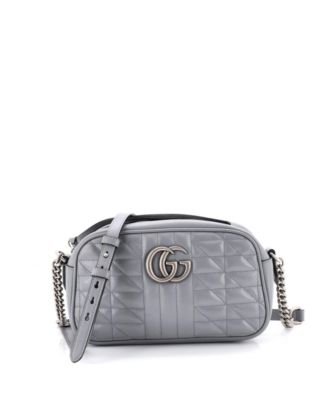 Small GG Marmont Shoulder Bag Mixed Matelasse Leather