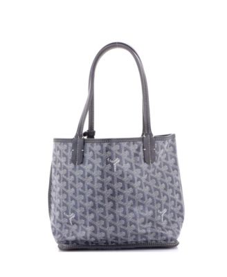 Mini Anjou Reversible Tote Coated Canvas