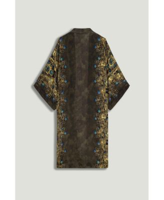 Women's Printed Long Kimono