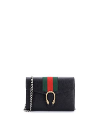 Small Dionysus Web Chain Wallet Leather