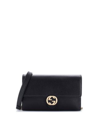 Interlocking Wallet on Chain Leather